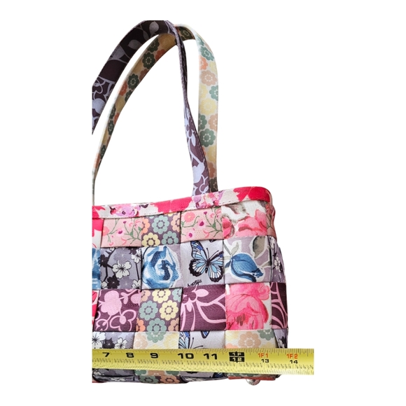 Rare HARVEYS Seatbelt Patchwork Boxy Satchel - Picture 5 of 16